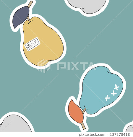 hand with marker seamless pattern 137278418