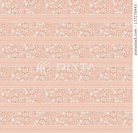 seamless pattern with blue ornament 137278443