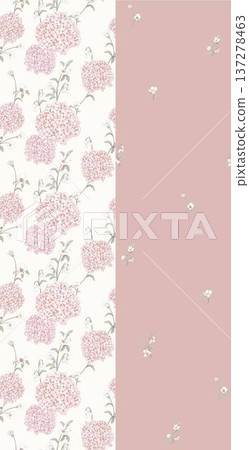 seamless pattern with flowers 137278463