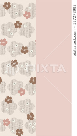 background with flowers 137278992