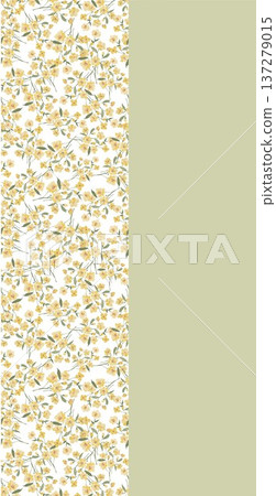 vector seamless border in gold foil vector seamless border in gold foil 137279015