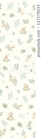 seamless pattern with fish 137279035