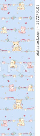 Delicate Pastel Floral Watercolor Wallpaper Patterns With Soft Romantic Blooms And Gentle Botanical Motifs 137279105