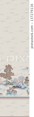 Delicate Pastel Floral Watercolor Wallpaper Patterns With Soft Romantic Blooms And Gentle Botanical Motifs 137279116