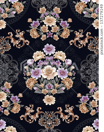 Delicate Pastel Floral Watercolor Wallpaper Patterns With Soft Romantic Blooms And Gentle Botanical Motifs 137279149