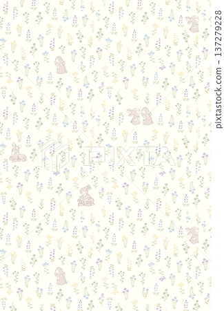 Delicate Pastel Floral Watercolor Wallpaper Patterns With Soft Romantic Blooms And Gentle Botanical Motifs 137279228