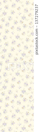 Delicate Pastel Floral Watercolor Wallpaper Patterns With Soft Romantic Blooms And Gentle Botanical Motifs 137279237