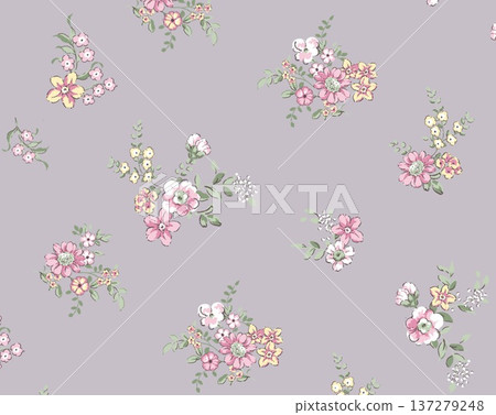 Delicate Pastel Floral Watercolor Wallpaper Patterns With Soft Romantic Blooms And Gentle Botanical Motifs Delicate Pastel Floral Watercolor Wallpaper Patterns With Soft Romantic Blooms And Gentle Botanical Motifs 137279248