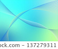 Blue gradient and line background Wallpaper material illustration background 137279311
