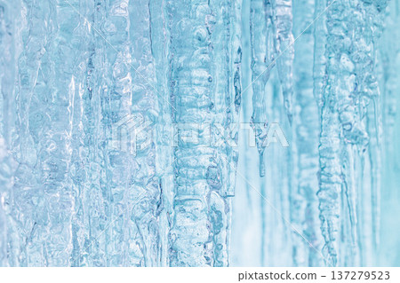 Frozen icicle stock image - Beautiful ice photo Frozen icicle stock image - Beautiful ice photo 137279523