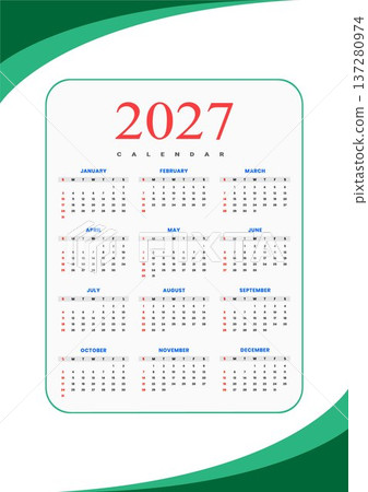 2027 annual calendar template for planning and scheduling 2027 annual calendar template for planning and scheduling 137280974