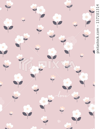 Delicate Pastel Floral Watercolor Vertical Designs With Soft Romantic Blooms And Gentle Botanical Motifs 137281314