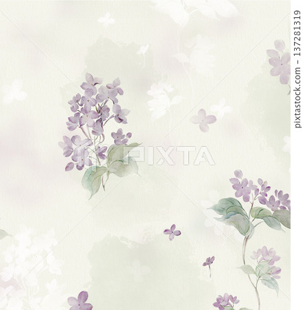 Delicate Pastel Floral Watercolor Vertical Designs With Soft Romantic Blooms And Gentle Botanical Motifs 137281319
