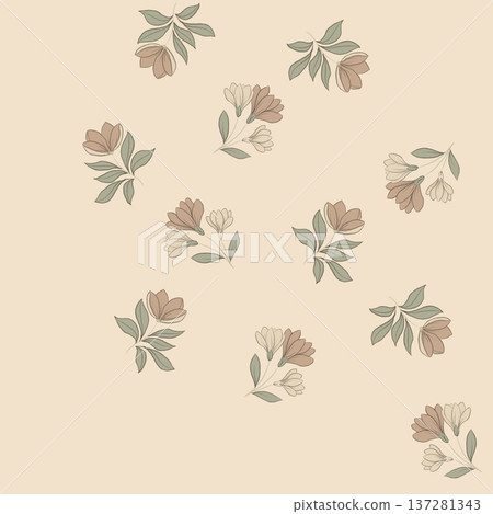 Delicate Pastel Floral Watercolor Vertical Designs With Soft Romantic Blooms And Gentle Botanical Motifs 137281343