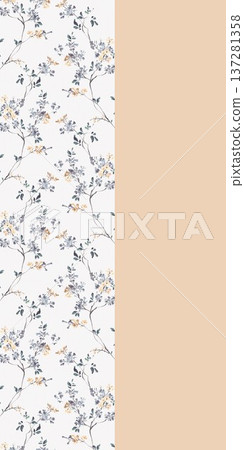 Delicate Pastel Floral Watercolor Vertical Designs With Soft Romantic Blooms And Gentle Botanical Motifs Delicate Pastel Floral Watercolor Vertical Designs With Soft Romantic Blooms And Gentle Botanical Motifs 137281358