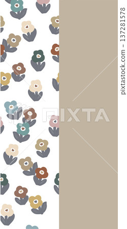 Delicate Pastel Floral Watercolor Vertical Designs With Soft Romantic Blooms And Gentle Botanical Motifs 137281578