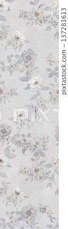 Delicate Pastel Floral Watercolor Vertical Designs With Soft Romantic Blooms And Gentle Botanical Motifs Delicate Pastel Floral Watercolor Vertical Designs With Soft Romantic Blooms And Gentle Botanical Motifs 137281613