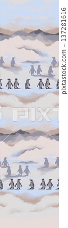 Delicate Pastel Floral Watercolor Vertical Designs With Soft Romantic Blooms And Gentle Botanical Motifs 137281616