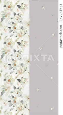 Delicate Pastel Floral Watercolor Vertical Designs With Soft Romantic Blooms And Gentle Botanical Motifs Delicate Pastel Floral Watercolor Vertical Designs With Soft Romantic Blooms And Gentle Botanical Motifs 137281673