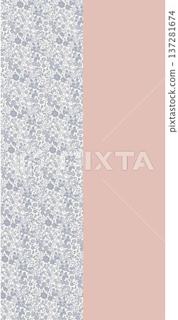 Delicate Pastel Floral Watercolor Vertical Designs With Soft Romantic Blooms And Gentle Botanical Motifs 137281674