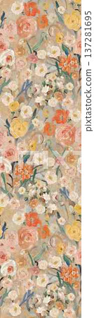 Delicate Pastel Floral Watercolor Vertical Designs With Soft Romantic Blooms And Gentle Botanical Motifs Delicate Pastel Floral Watercolor Vertical Designs With Soft Romantic Blooms And Gentle Botanical Motifs 137281695