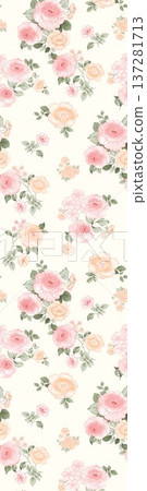 Delicate Pastel Floral Watercolor Vertical Designs With Soft Romantic Blooms And Gentle Botanical Motifs Delicate Pastel Floral Watercolor Vertical Designs With Soft Romantic Blooms And Gentle Botanical Motifs 137281713