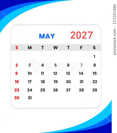 May 2027 calendar for planning and scheduling May 2027 calendar for planning and scheduling 137281986