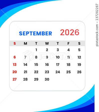 September 2026 calendar template September 2026 calendar template 137282287