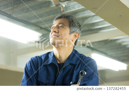 Men working at the factory 137282455