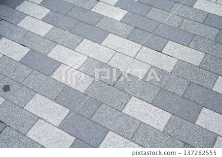 瓷磚路屋藍色圖像 瓷磚路屋藍色圖像 137282555