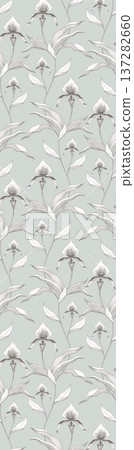 vintage invitation card with ornate elegant retro abstract flora vintage invitation card with ornate elegant retro abstract flora 137282660