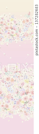 seamless pattern with coral reef and rubber 137282683