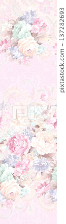 seamless pattern with coral reef and rubber 137282693