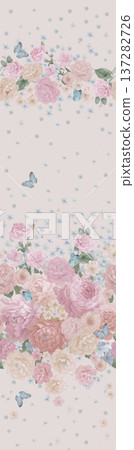 seamless pattern with coral reef and rubber 137282726