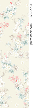 seamless pattern with coral reef and rubber 137282731