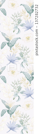 seamless pattern with coral reef and rubber seamless pattern with coral reef and rubber 137282732
