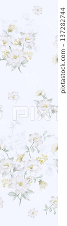 seamless pattern with coral reef and rubber 137282744