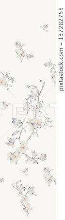 seamless pattern with coral reef and rubber seamless pattern with coral reef and rubber 137282755