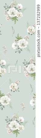 seamless pattern with flowers seamless pattern with flowers 137282999