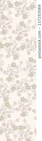 seamless pattern with flowers 137283069