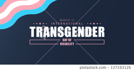 International Transgender Day of Visibility Design with Flowing Trans Pride Wave International Transgender Day of Visibility Design with Flowing Trans Pride Wave 137283126