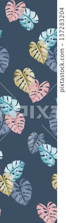 vintage style of tapestry flowers fabric pattern 137283204