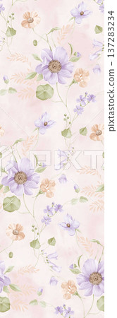 vintage style of tapestry flowers fabric pattern vintage style of tapestry flowers fabric pattern 137283234