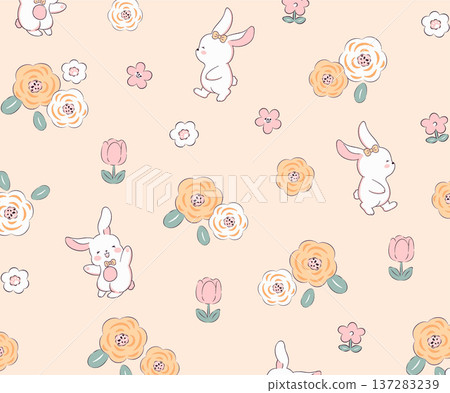 vintage style of tapestry flowers fabric pattern vintage style of tapestry flowers fabric pattern 137283239