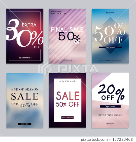 Sale website banners web template collection. Can be used for mobile website banners, web design, posters, email and newsletter designs. Sale website banners web template collection. Can be used for mobile website banners, web design, posters, email and newsletter designs. 137283468