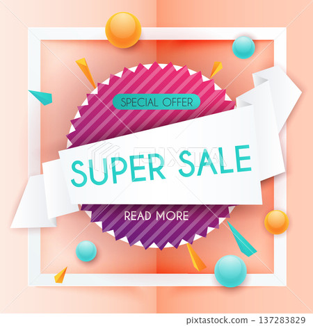 Sale banners design, discounts and special offer. Shopping background, label for business promotion. Vector illustration. Sale banners design, discounts and special offer. Shopping background, label for business promotion. Vector illustration. 137283829