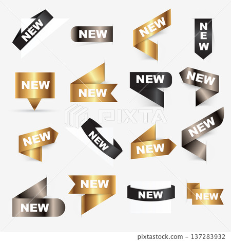 Sign New. New signs. Isolated vector illustration. Sign New. New signs. Isolated vector illustration. 137283932