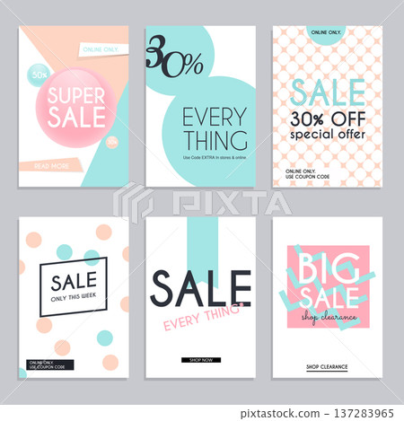Sale website banners web template collection. Can be used for mobile website banners, web design, posters, email and newsletter designs. Sale website banners web template collection. Can be used for mobile website banners, web design, posters, email and newsletter designs. 137283965