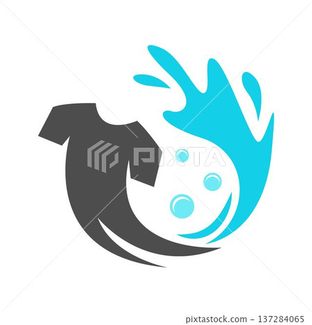 Loundry cleaning service icon Loundry cleaning service icon 137284065
