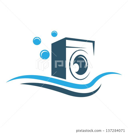 Loundry cleaning service icon Loundry cleaning service icon 137284071